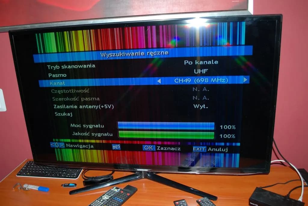 Jak włączyć zasilanie anteny w telewizorze Samsung i poprawić sygnał